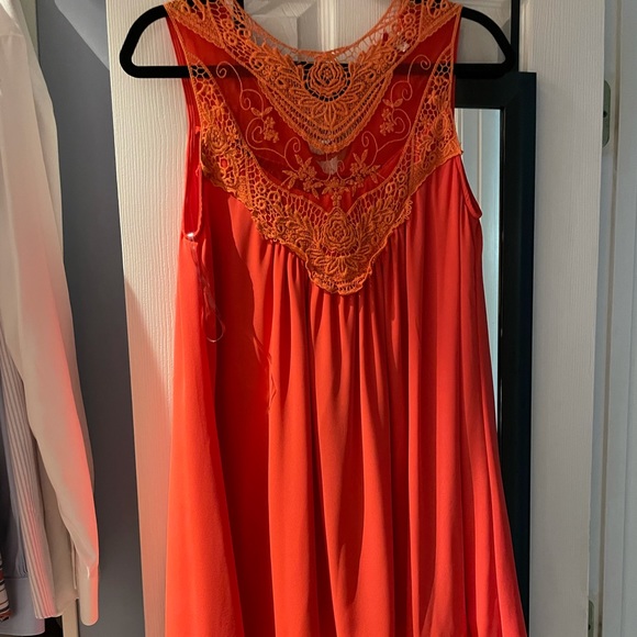 NWOT coral dress - Picture 1 of 4